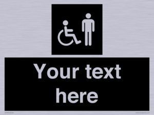 Custom information: black panel disabled and male